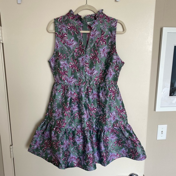Floral Tapestry Mini Dress - Picture 3 of 6